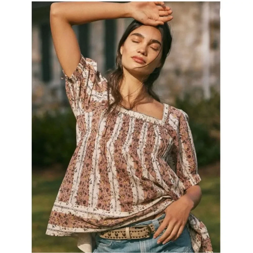 FREE PEOPLE VINTAGE LOVER BLOUSE